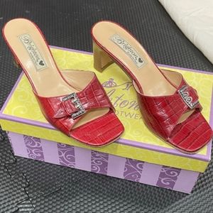 Brighton Red Sandals